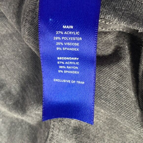 Kit & Ace Men's Gray Crew Neck T-Shirt Acrylic Rayon Blend Size Small - Picture 6 of 6